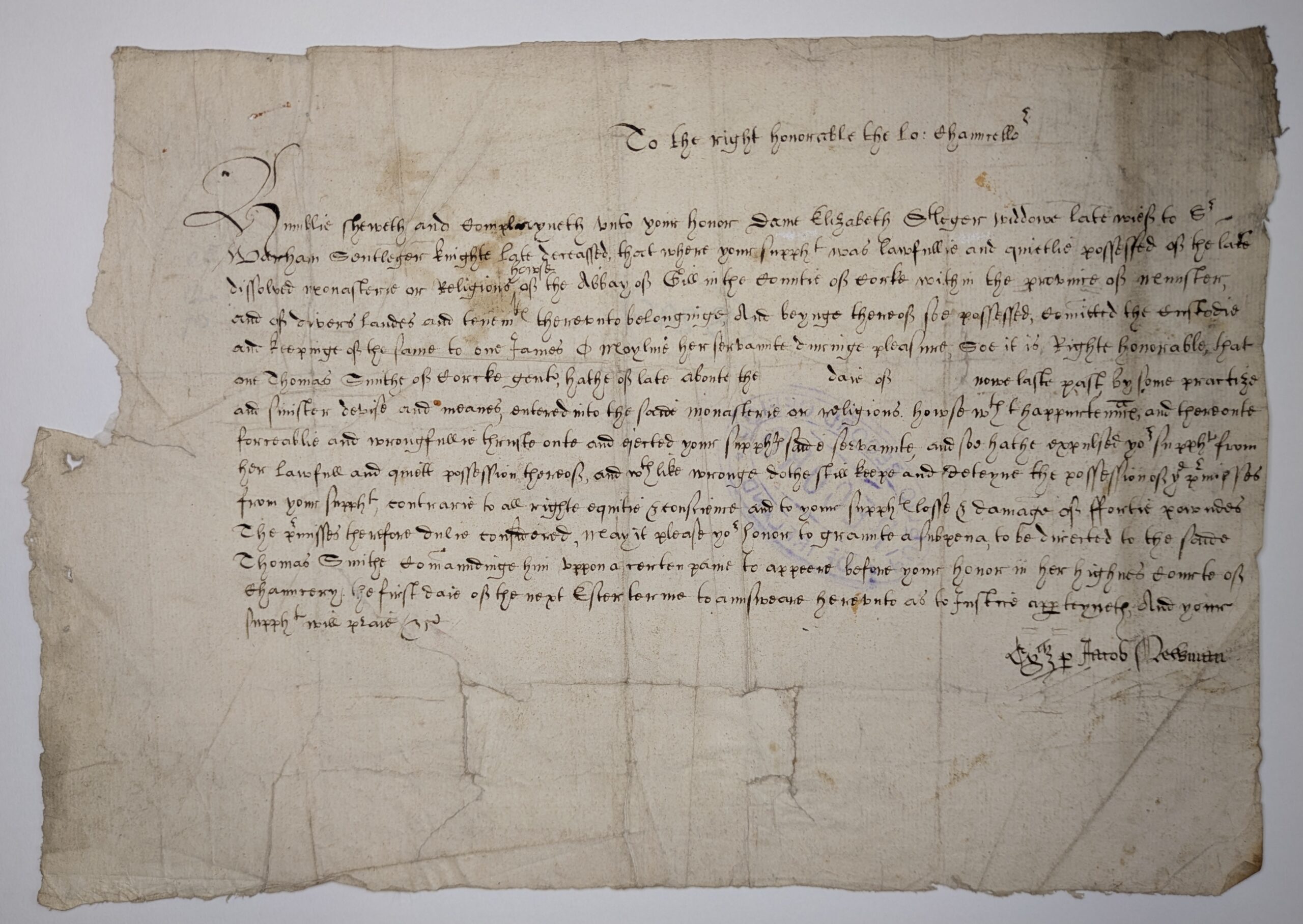 Blog 3: From the ashes: Locating women in Irish Chancery Court records