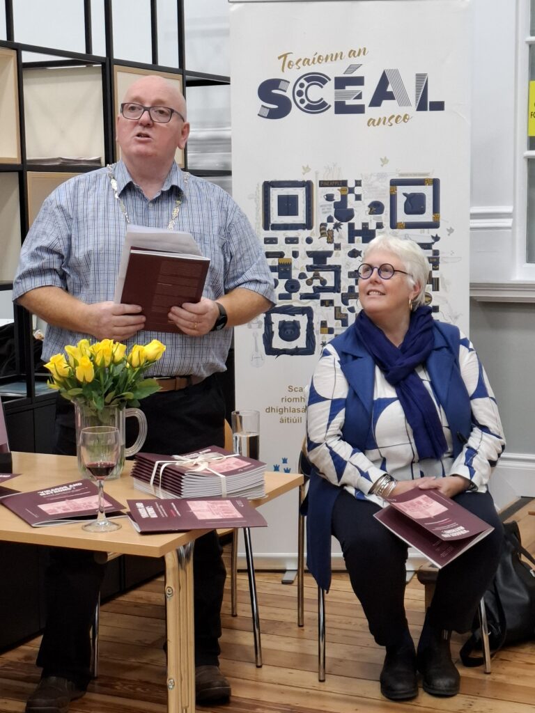 Councillor Vincent Jackson and Professor Jane Ohlmeyer